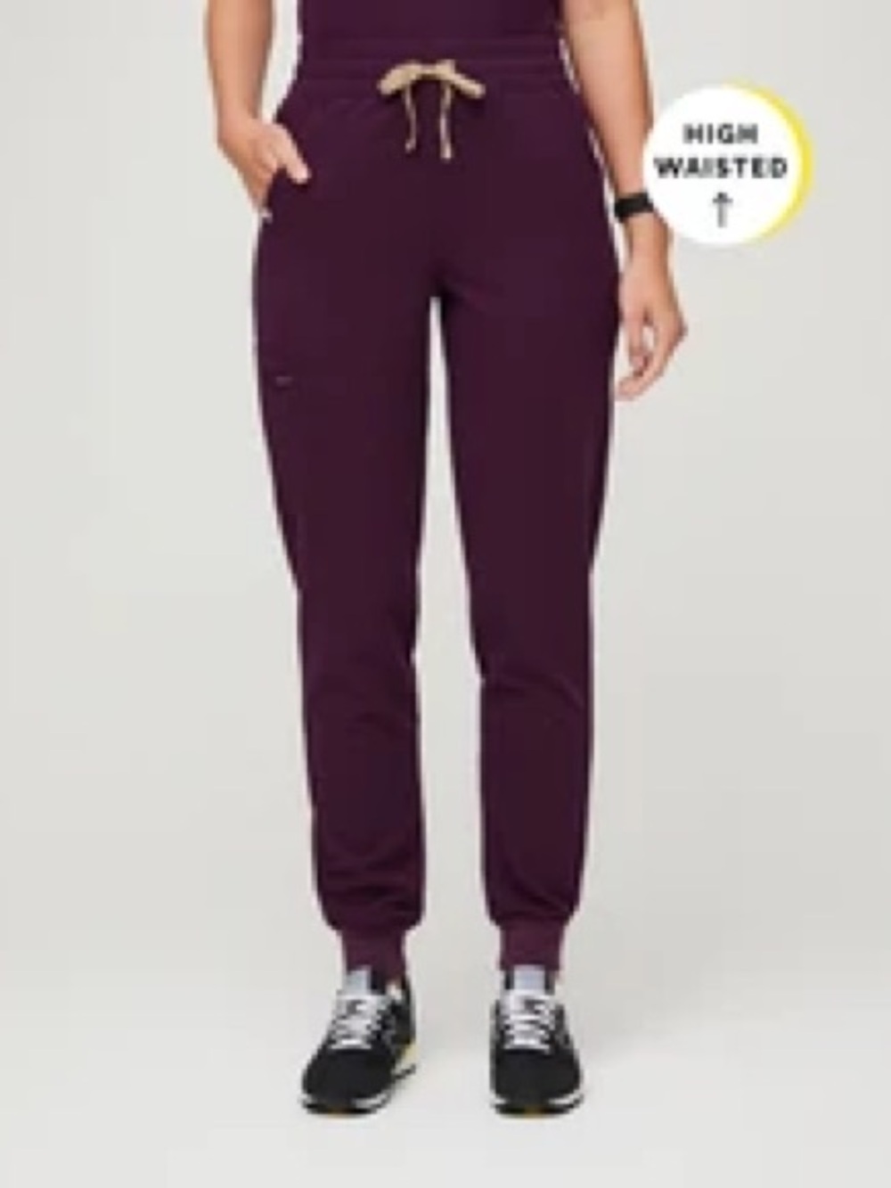Figs Deep Purple HW Zamora Jogger